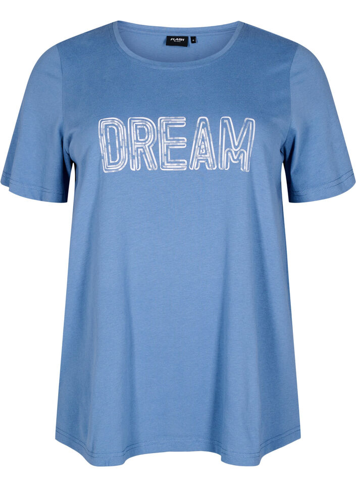 FLASH - T-shirt med tryck, Blå, Packshot image number 0
