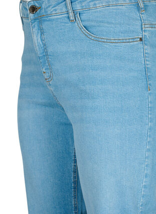 Gemma-jeans med hög midja och rak passform, Light blue, Packshot image number 2