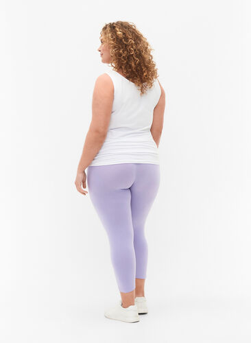 3/4 bas-leggings, Lavender, Model image number 1