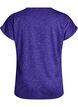 L&ouml;s tr&auml;ningst-shirt med korta &auml;rmar, Lila, Packshot image number 1