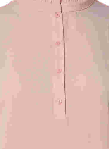 Långärmad tunika med volangkrage, Strawberry Cream, Packshot image number 2