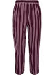 L&ouml;sa pyjamasbyxor med r&auml;nder, M&ouml;rk Bordeaux, Packshot image number 1