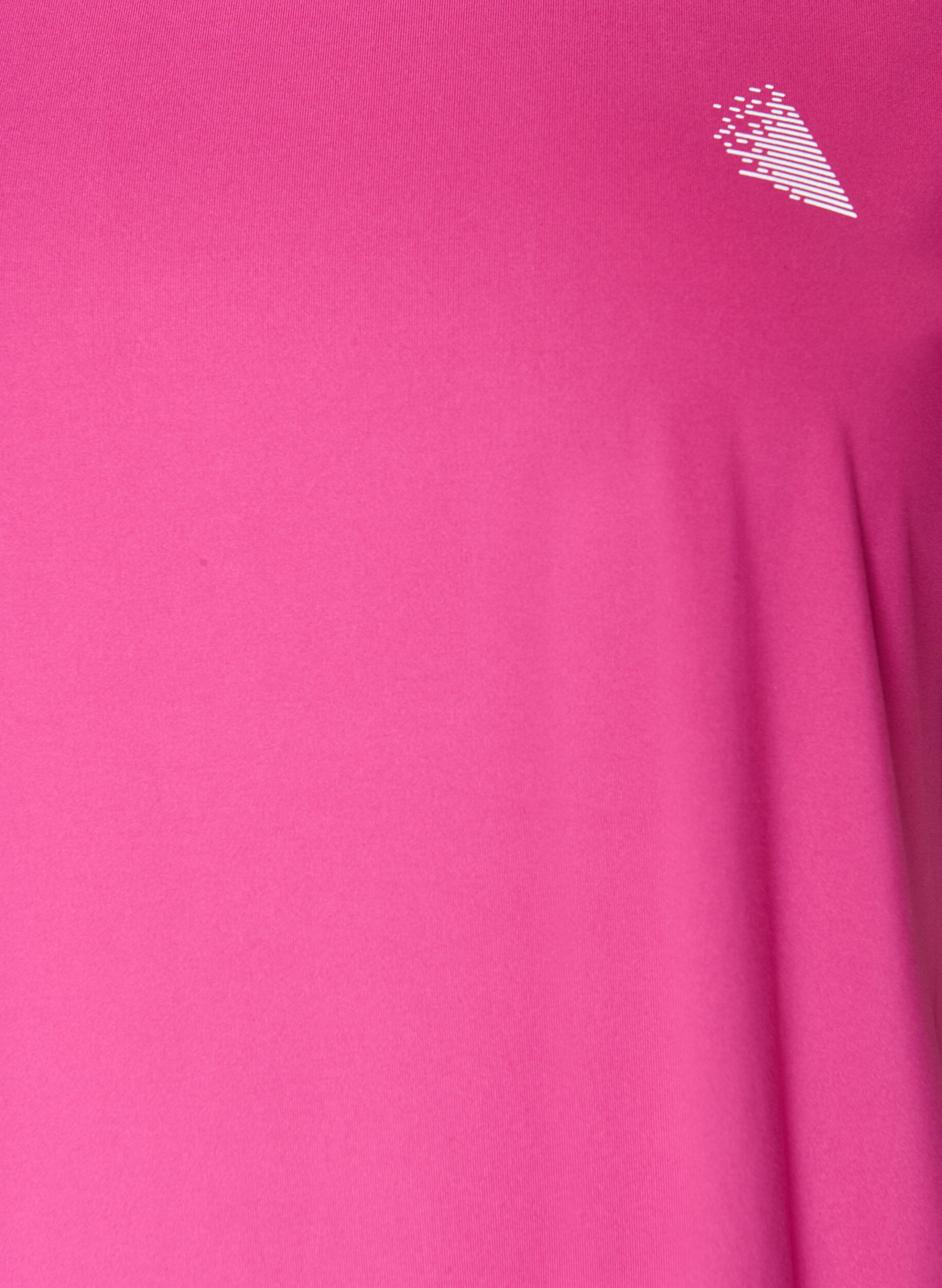 ZizziEnf&auml;rgad tr&auml;nings-T-shirt, Rosa, Packshot image number 2