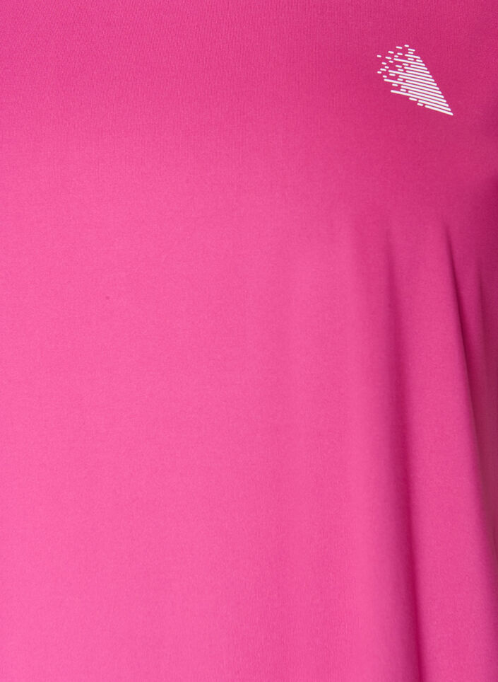 Enf&auml;rgad tr&auml;nings-T-shirt, Rosa, Packshot image number 2