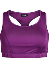 Sport-BH med racerback, Lila