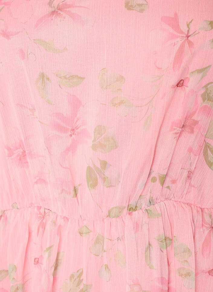 Festkl&auml;nning i chiffong med l&aring;nga &auml;rmar, Rosa, Packshot image number 2