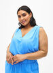 &Auml;rml&ouml;s topp med rynkdetaljer, Bl&aring;, Model image number 0