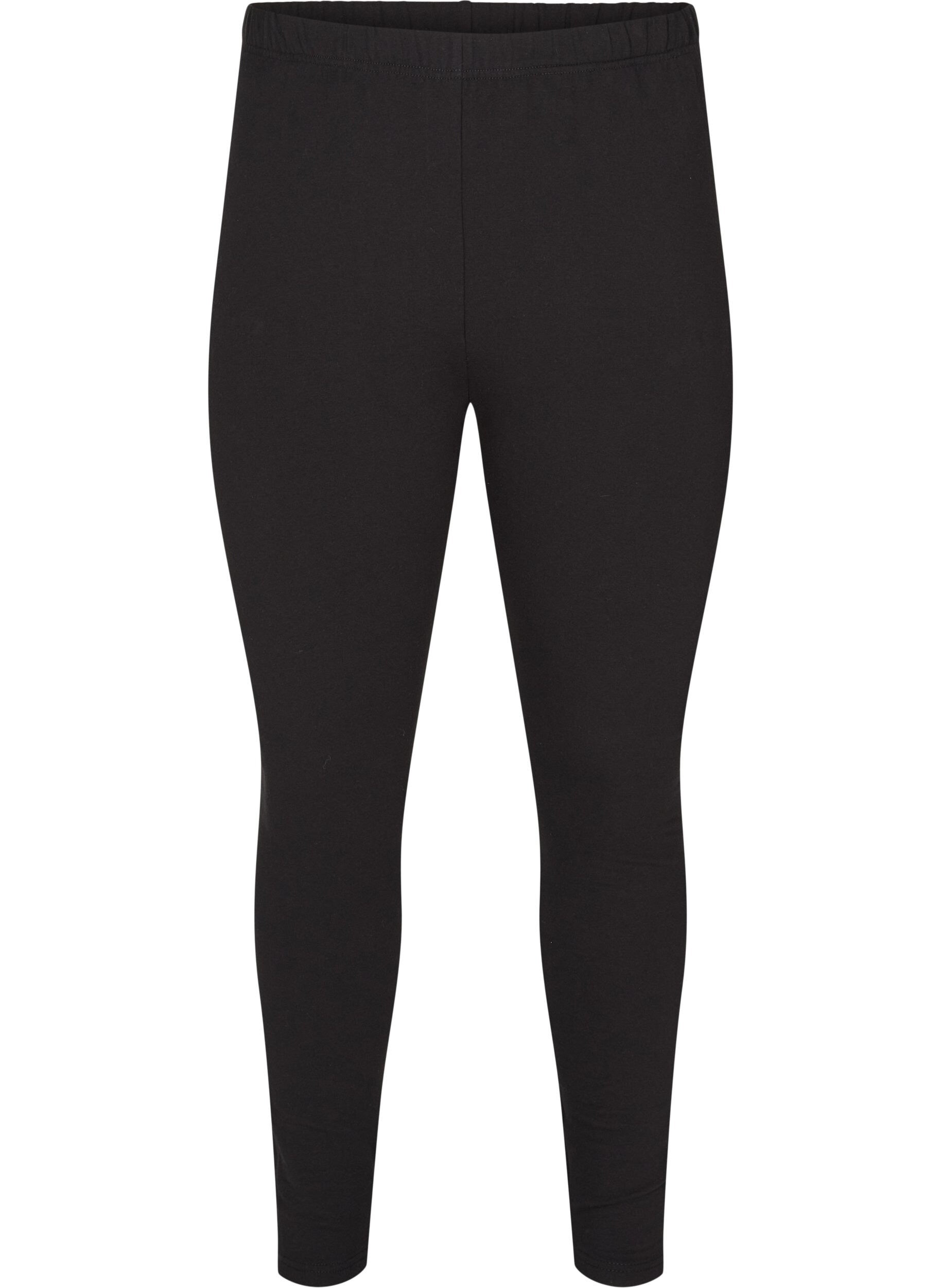 Leggings i bomull med foder
