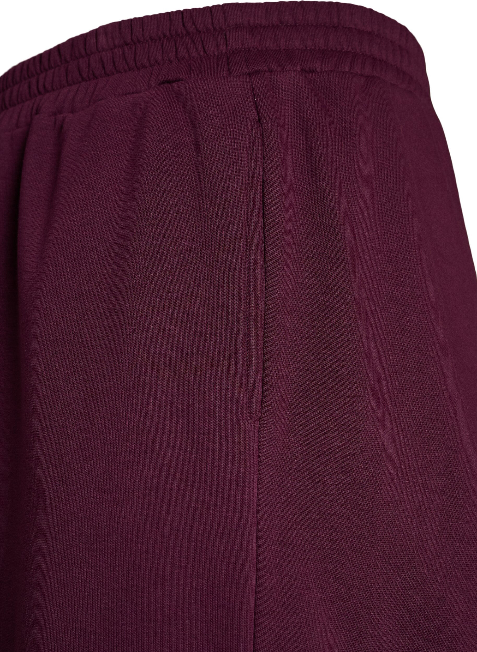 ZizziSweatpants med h&ouml;g midja och vida ben, Lila, Packshot image number 2