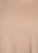 Enkel t-shirt i bomull med rund halsringning, Beige, Packshot image number 2
