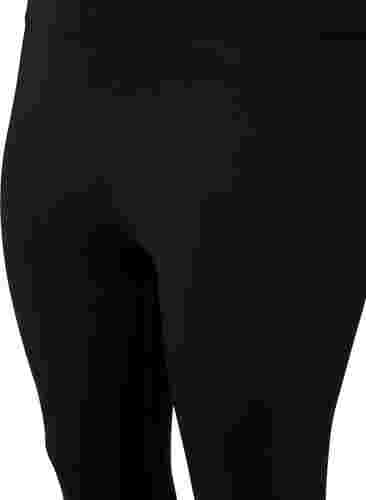 2-pack leggings i 3/4-längd, Black, Packshot image number 2