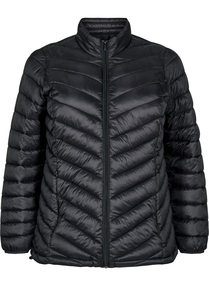 L&auml;ttviktsjacka med fickor, Svart, Packshot image number 0