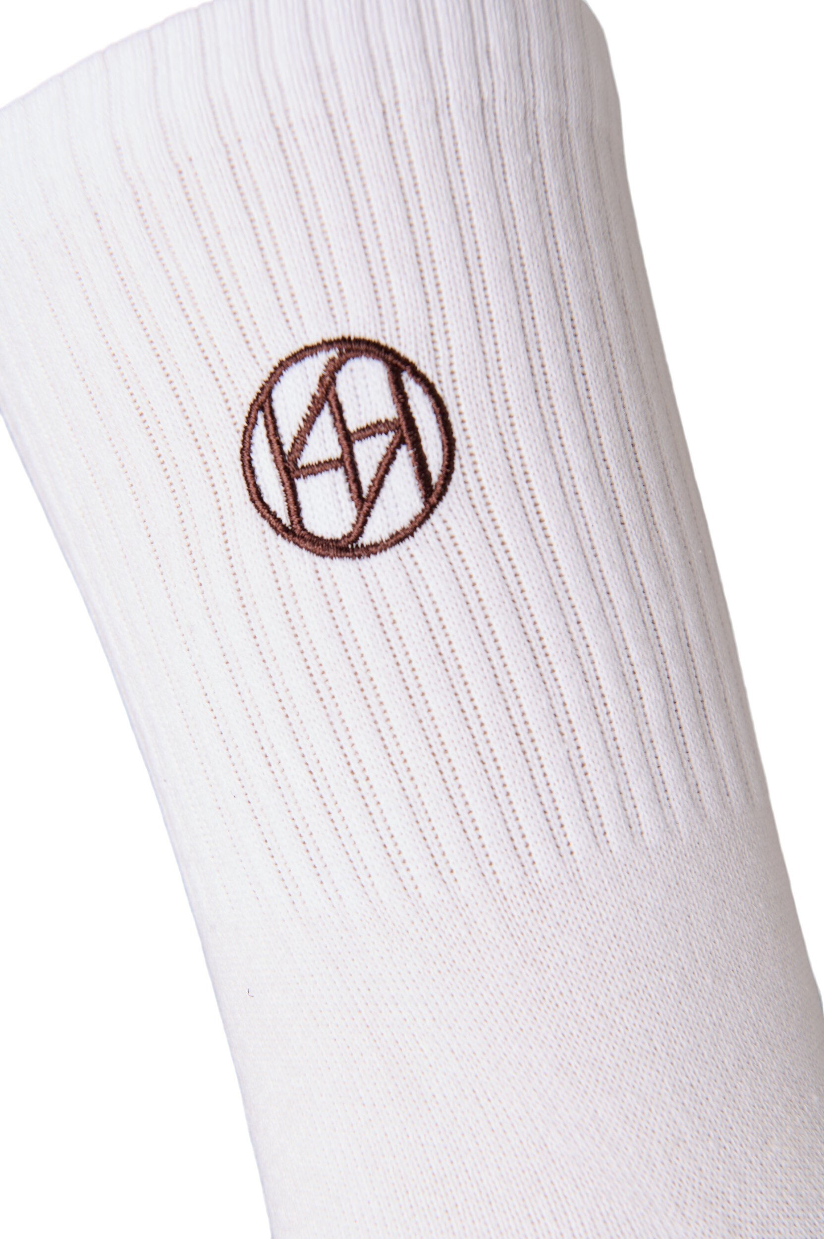 Zizzi3-pack sportstrumpor med logga, Brun, Packshot image number 3