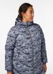 L&aring;ng kamouflagem&ouml;nstrad pufferjacka, Gr&aring;, Model image number 3