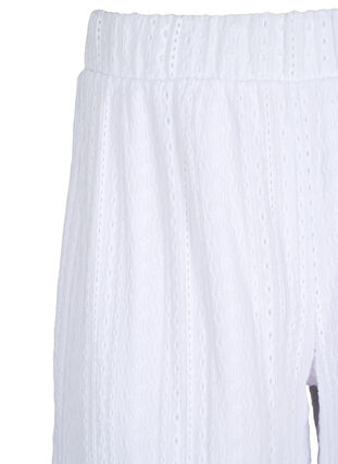 Shorts med struktur, Bright White, Packshot image number 2