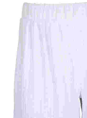 Shorts med struktur, Bright White, Packshot image number 2