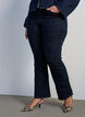 Ellen bootcut-jeans med h&ouml;g midja, Bl&aring;, Model image number 2