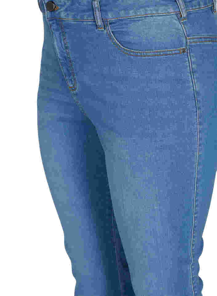 Ellen bootcut jeans med hög midja, Light blue, Packshot image number 2