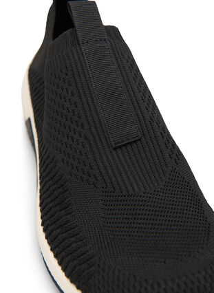 Slip-on sneaker med bred passform, Black, Packshot image number 3