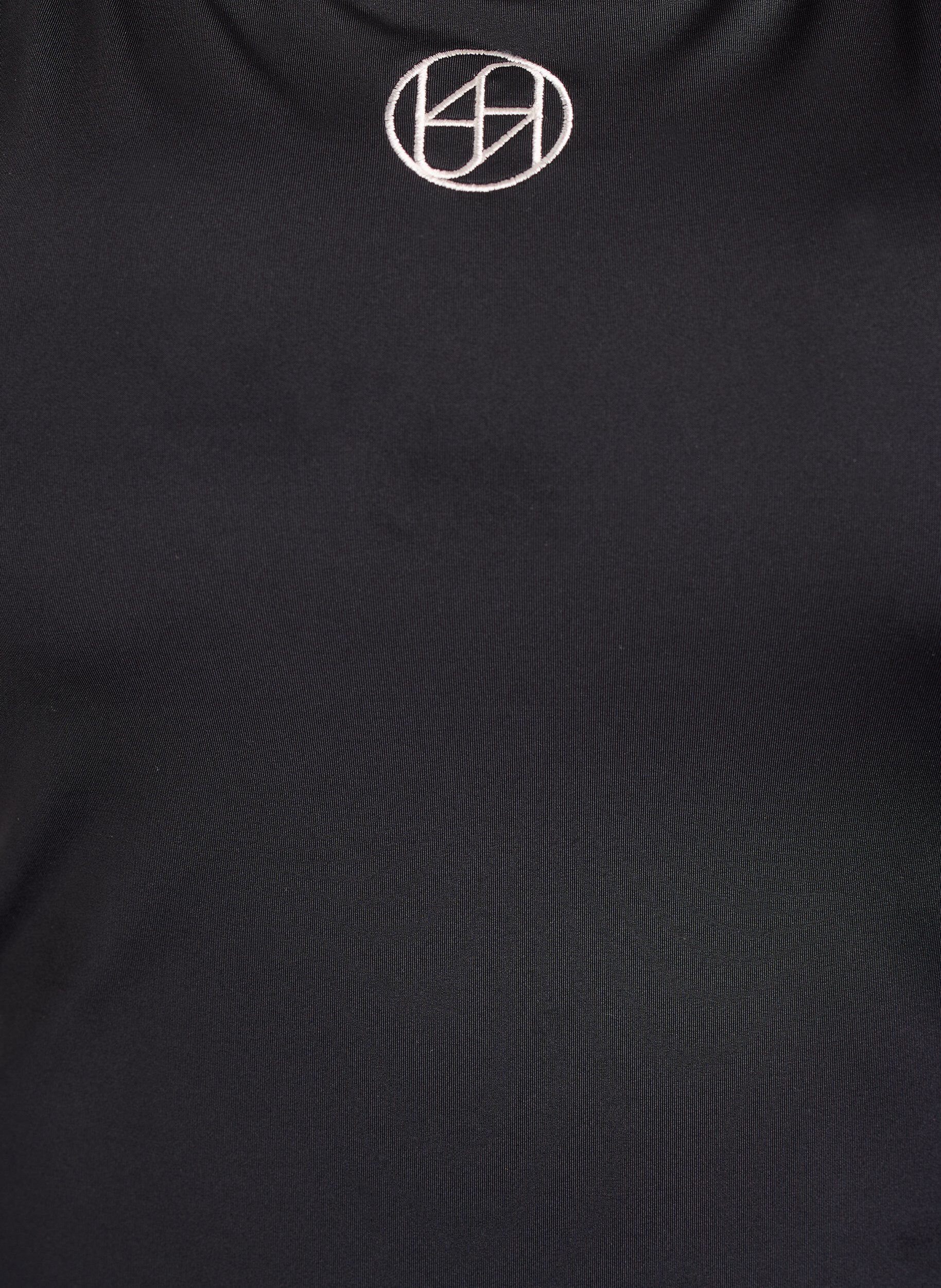 Zizzi Sportbaddr&auml;kt med kontrastkant och korsade axelband, Svart, Packshot image number 2