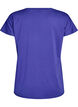 Tr&auml;nings t-shirt med v-ringning och l&ouml;s passform, Lila, Packshot image number 1