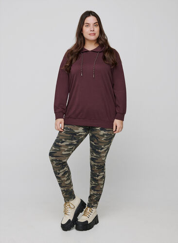 Mönstrade Amy Jeans, Camouflage, Model image number 1