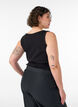 T&aring;tsittande topp med motiv, Svart, Model image number 2