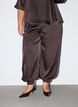 Ballongbyxor i satin med strass, Brun, Model image number 2