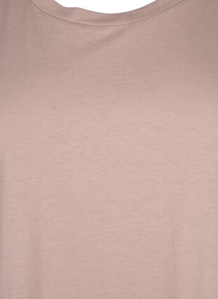 Kortärmad t-shirt i bomullsmix, Desert Khaki, Packshot image number 2