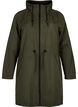 FLASH - Vattenavvisande parka med huva, Black Ink, Packshot image number 0