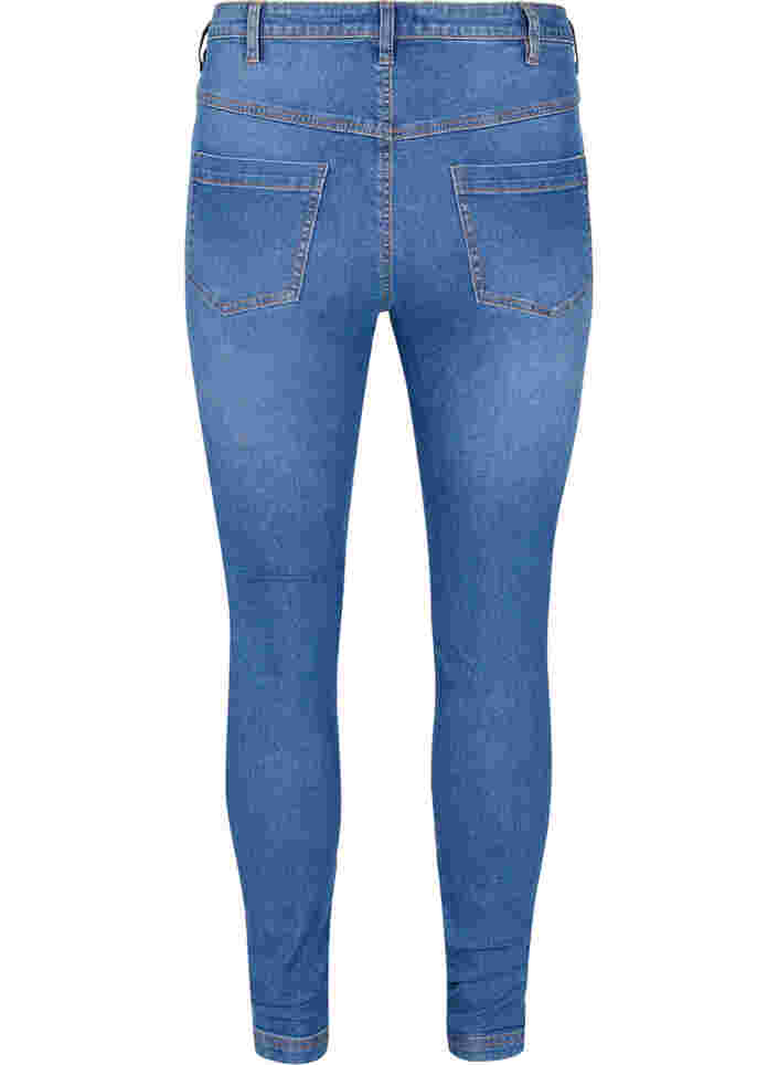 Bea jeans med super slim fit och extra hög midja, Light blue, Packshot image number 1