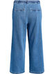 Jeans med l&ouml;s passform, res&aring;r och dragsko, Bl&aring;, Packshot image number 1