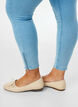 Cropped Amy jeans med blixtl&aring;s, Bl&aring;, Model image number 2