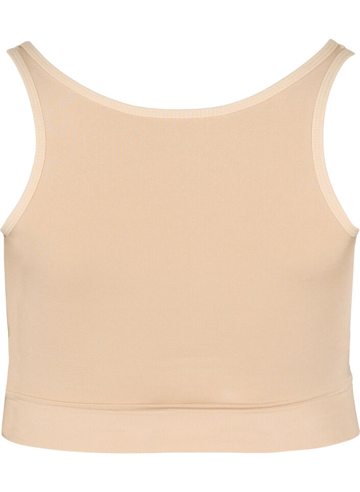 Bh med lätt vaddering och strängdetaljer, Nude, Packshot image number 1