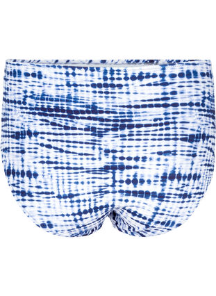 Bikinitrosa med hög midja och mönster, Tie Dye Print, Packshot image number 1