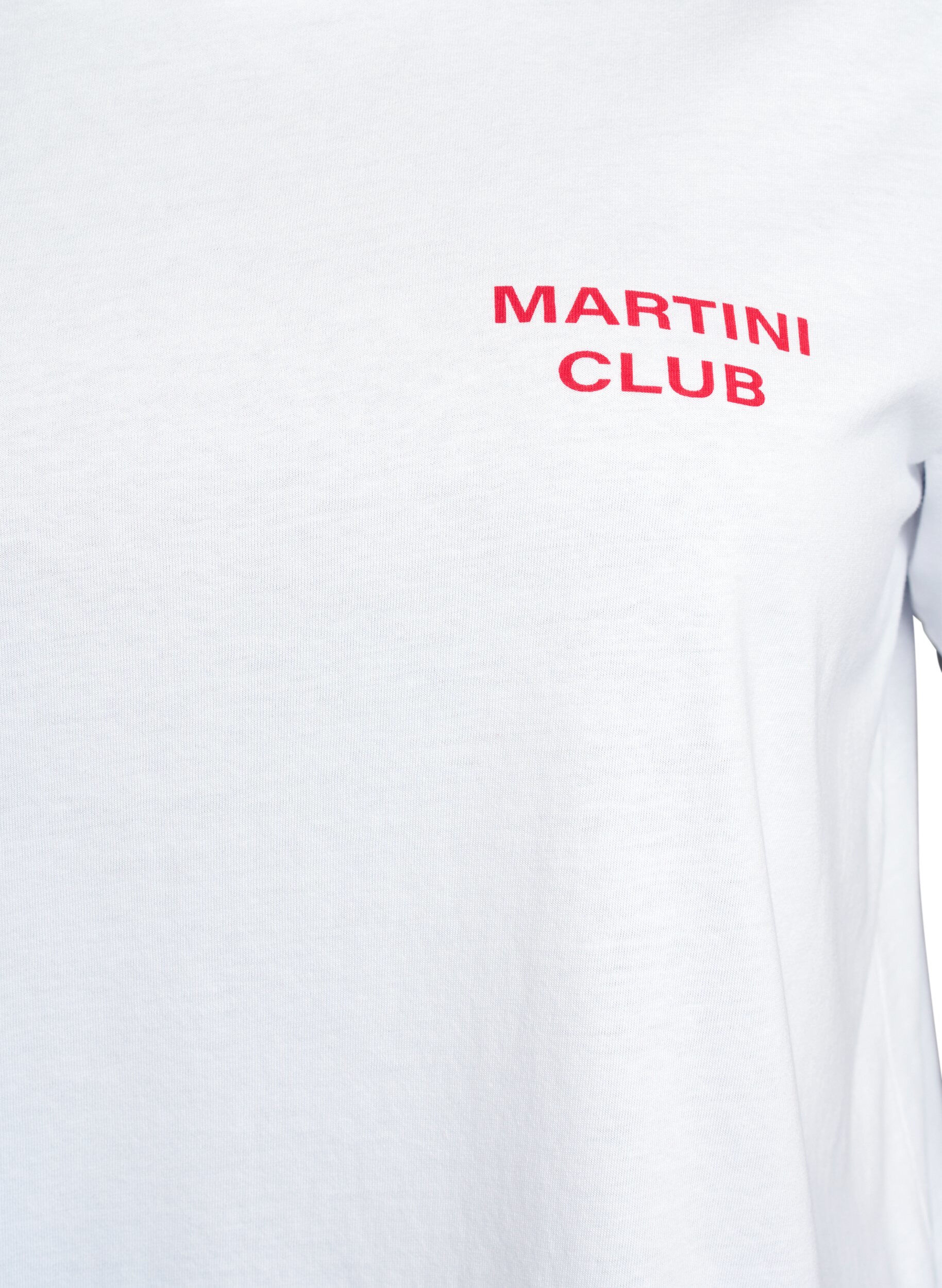 Zizzi T-shirt med tryck fram och bak, Vit, Packshot image number 2