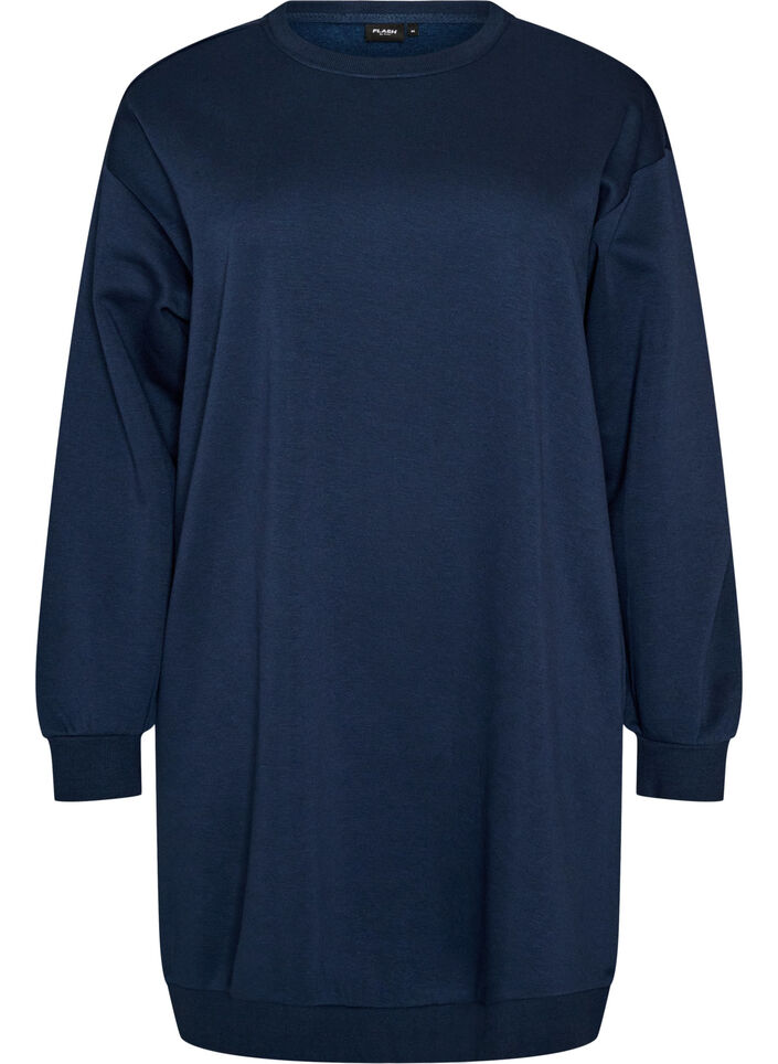 L&ouml;s sweatshirtkl&auml;nning med fickor, Bl&aring;, Packshot image number 0