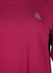 Tr&auml;ningsblus med trekvarts&auml;rm, R&ouml;d, Packshot image number 2