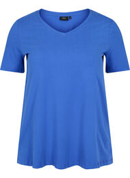 Basis t-shirt, Dazzling Blue