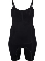 Shapewear bodysuit med öppning nedtill, Black, Packshot