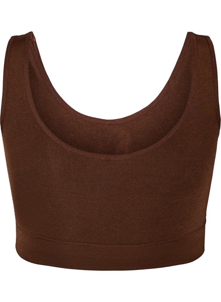 Mjuk bh utan vaddering, Brun, Packshot image number 1