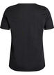 T-shirt med tryck, Svart, Packshot image number 1