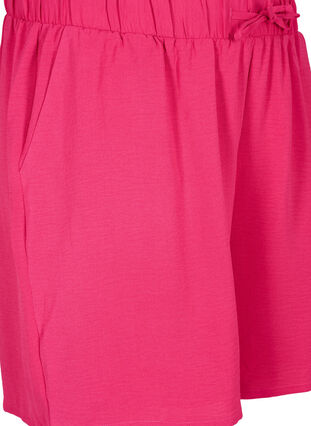 Shorts med fickor och resår i midjan, Pink Peacock, Packshot image number 2