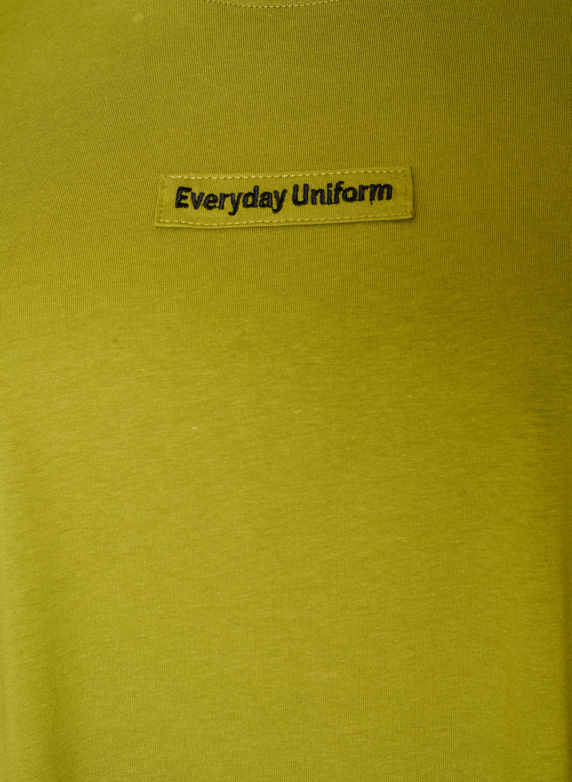 ZizziT-shirt i bomull med textm&auml;rke, Gr&ouml;n, Packshot image number 2