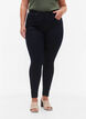 Super slim Amy jeans med h&ouml;g midja, Tobacco Un, Model image number 2