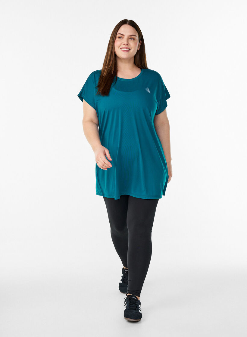 L&aring;ng tr&auml;ningst-shirt, Gr&ouml;n, Model image number 1
