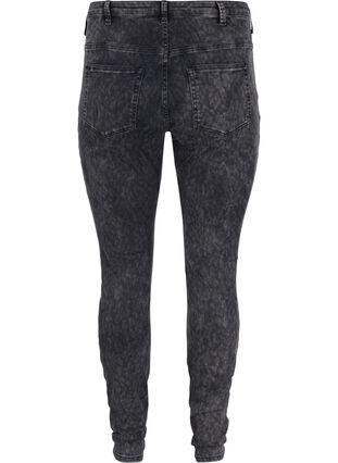 Amy jeans med hög midja, Grey Denim, Packshot image number 1