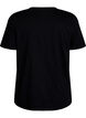 T-shirt med tryck, Svart, Packshot image number 1