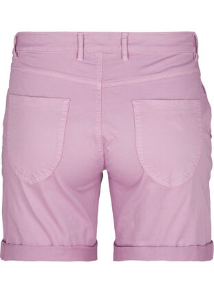 Regular fit shorts i bomull, Lavender Mist, Packshot image number 1