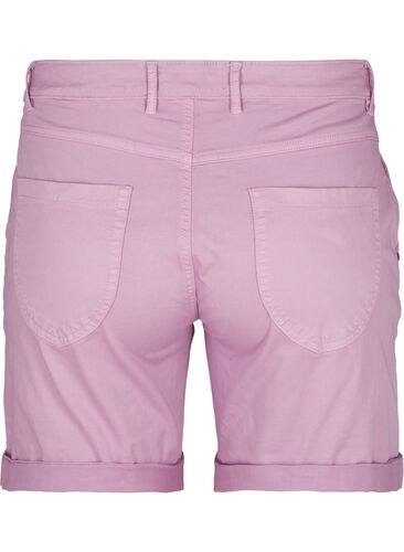 Regular fit shorts i bomull, Lavender Mist, Packshot image number 1